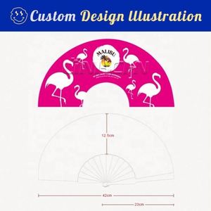 Wholesale Custom 23cm PVC Plastic Hand Fan in Various Styles Patterns for Home Decoration Business <b>Gifts</b> for <b>Easter</b> Occasions - Product Image 5