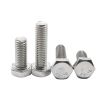Vis métriques à tête hexagonale en acier inoxydable SS316 A2 70 ASTM A354, filetage grossier/fin, zinguées, sur mesure en usine, M6 à M30, pour la vente en gros