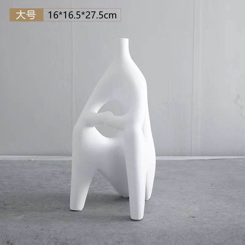 No head large-dumb white