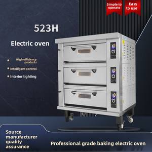 فرن كهربائي جديد متخصص للخبز والبيتزا بالجملة، نظام خبز بـ 3/6/9 صواني، 380 فولت، إنتاجية عالية، ضمان لمدة سنة واحدة - Product Image 3