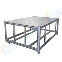 en aluminium établi poste de travail Table de travail multifonction industrielle extrudée Profilé en aluminium personnalisé