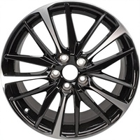 Jantes en alliage forgé 19 pouces noires à rayons multiples 8 trous 120 mm PCD 1 pièce Jantes de voiture personnalisées multicolores légères