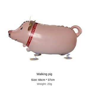 Ballon gonflable lumineux en PVC pour animaux de dessin animé pour le jour de l'an et la Saint-Valentin, jouet TikToy, ballon ondulatoire, vente en gros pour les stands de marché nocturne - Product Image 6