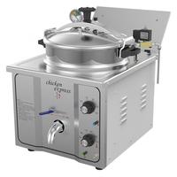 Nouvelle friteuse à pression électrique SURRI 10L pour poulet, 220V/110V, en acier inoxydable, de table, haute productivité, 16L pour restaurant