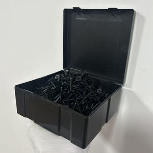 Vis à <span class=keywords><strong>cloison</strong></span> sèche en phosphate à filetage fin noir en gros, en boîte plastique - Toutes tailles disponibles 3,5*25mm - Product Image 2