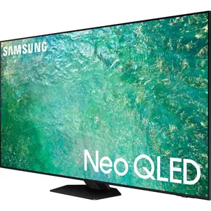 تلفاز سامسونج الذكي QN85C مقاس 85 بوصة مع إضاءة ليد صغيرة QLED موديل نيو 4K