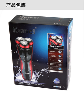 Afeitadora KM-9013 con Tres Cuchillas Giratorias, Suministrada Directamente por Body Wash - Product Image 6