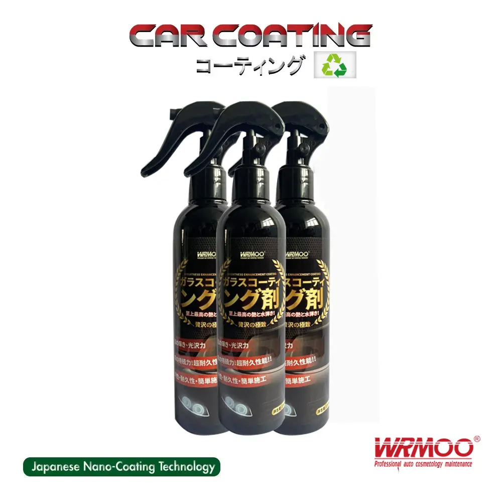 Waterproof liquid car polishing wax high gloss anti-scratch 10h crystal ceramic nano hydrophobic car coating