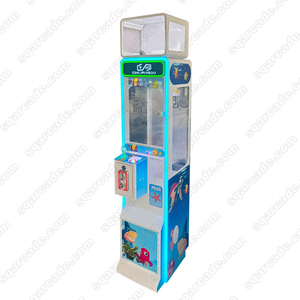 Mini Gru Artiglio in Metallo per Giochi Arcade, Macchina a Gettoni con Peluche, Mega con Vetrina Espositiva SQ Mini Colorata in Inglese - Product Image 3