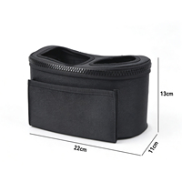 Sac de rangement multifonctionnel en Oxford résistant à l'usure avec logo personnalisé, fermeture éclair, porte-outils portable pour bouteille d'eau et kits de plein air