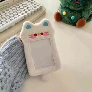 Fabric Animals Fluffy Photocard <b>Holder</b> Keychain Doll Plush Fabric <b>Card</b> <b>Holder</b> - Product Image 3