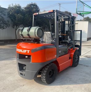 Lpg מלגזה 4000 ק "ג 3m מודל cpqyd40t epa מלגזה עם שינוי צד גז lpg כפול דלק forekliftwith epa - Product Image 3