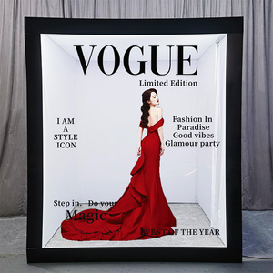 กรอบรูปนิตยสารแบบพกพา2025พร้อมอุปกรณ์ประกอบฉากฟรีกล่องใส่ภาพถ่ายอะคริลิกงานปาร์ตี้งานแต่งงาน - Product Image 4