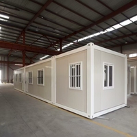 Maison préfabriquée en acier Sinoy, petite maison de chantier, maison conteneur portable à deux étages, pliable en Z, bureau, dortoir, salle de bain