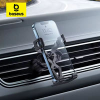 Baseus-Support de téléphone portable pour voiture, pour iPhone, Samsung Gravity, Gps, flexible