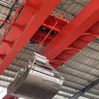 Grue à pont motorisée de type QZ Wanlong 5-20t, contrôlée par PLC, avec une portée de 31,5 m, une hauteur de levage de 20 m et une puissance de 47,7 kW