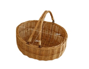 New Handicraft <strong>Wicker</strong> Laundry <strong>Baskets</strong> Storage <strong>Basket</strong> for Home Organization - Product Image 4
