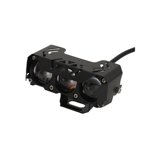 Nouveau phare de travail LED à trois yeux pour moto/voiture, éclairage longue portée, projecteur avant pour conversion de vélo électrique - Product Image 1