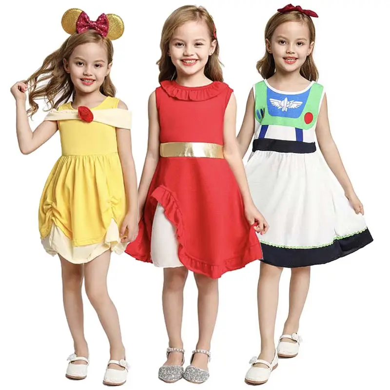 Kid party dress 2023 Baby Girl 90-130cm Sweet Baby Girl Frock Dress Princess GPHC-006-1