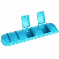 Zoomcare 7 jours voyage tasse d'eau pilules 2-en-1 boîte de rangement OEM Logo boîte à pilules PP plastique pilule conteneur médecine Xiamen
