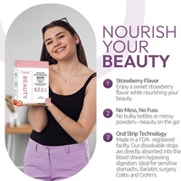 Complément alimentaire naturel de haute qualité à marque privée : Biotine, Collagène et Acide Folique en bandelettes orales pour la santé de la peau et des cheveux des adultes
