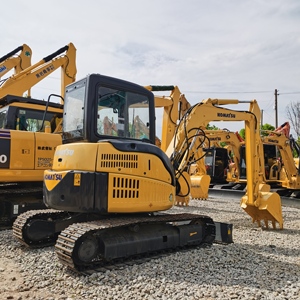 Venta caliente Komatsu PC55 Precio bajo Mejor servicio Alta eficiencia Estable con excavadora de cubo gratis Excavadora sobre orugas Excavadora usada para la venta - Product Image 4