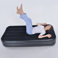 Lit d'air double avec pompe intégrée, matelas gonflable surélevé de 77 pouces pour la maison, OEM personnalisé