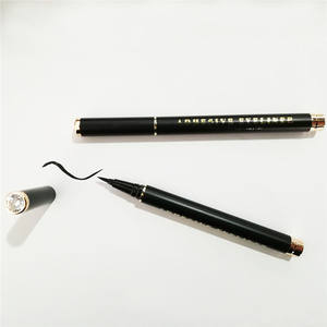 Set d'eyeliner vegan imperméables de marque privée crayons à stylo liquide personnalisés série de maquillage des yeux adhésif miroitant avec eyeliner - Product Image 5