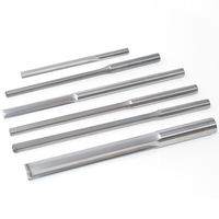 Fraise à chanfreiner droite à 2 flûtes en carbure monobloc de 6 mm, 8 mm, 12,7 mm, fraise CNC pour le travail du bois, fraise pour la mousse