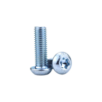 Vis à tête fraisée Torx en oxyde noir, zinc bleu ou blanc, grade 8.8 10.9, boulons à tête ronde hexalobulaire M1.4-M12 ISO7380