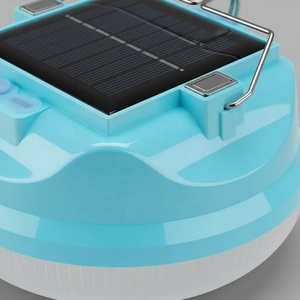 Lampe suspendue LED rechargeable à énergie solaire, étanche, avec crochet, pour camping en plein air, pique-nique, éclairage de secours en cas de panne de courant - Product Image 3