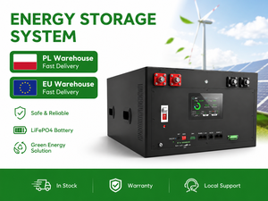 Kits de Baterías de Almacenamiento de Energía Doméstica DIY para Almacén en la UE, Lifepo4 48V 100Ah 200Ah, Gabinete con BMS 16S, Powerwall Solar, Stock en Europa - Product Image 1