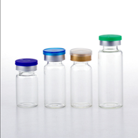 Bouteilles en verre borosilicate durables, optimisées pour l'emballage de produits lyophilisés