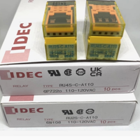 Relay IDEC RU2S-D24 RU4S-D24 DPDT 10A 24VDC Plug-In Tujuan Umum Elektromagnetik dengan Indikator LED untuk PLC Otomasi Industri