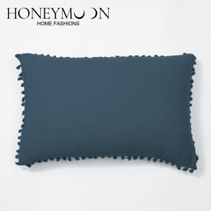 מכירה ישירה מהמפעל של סטים חדשים של כיסויי שמיכה נושמים לבית, 3 חלקים, 120 גרם, בד סירסוקר עם גימור בעבודת יד - Product Image 5