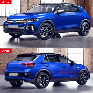 ชุดแต่งสไตล์ R สำหรับ Volkswagen <span class=keywords><strong>T</strong></span>-<span class=keywords><strong>ROC</strong></span> รุ่นปี 2022 พร้อมกระจังหน้า กันชนหน้า บังโคลน และกันชนหลังแบบ R - Product Image 6