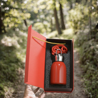 Bouteille d'eau isotherme portable en acier inoxydable de 300 ml, tasse droite, pour adultes, camping, vente en gros, gourde sous vide personnalisée