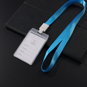 <span class=keywords><strong>ID</strong></span> Tên huy hiệu mềm PVC nhựa chủ thẻ Vinyl tùy chỉnh rõ ràng trường hợp chủ thẻ - Product Image 1