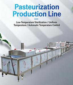 Промышленный пастеризатор непрерывного действия HTST для молока в бутылках и соусов - Product Image 3