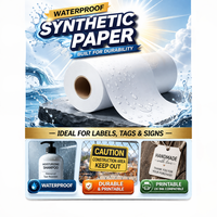Papier photo synthétique PP haute résolution Lizheng A4, résistant à l'eau, séchage rapide, non déchirable, pour imprimante laser