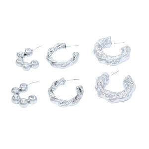 Pendientes de Moda Estilo Vintage con Cuentas Doradas, Diseño en Forma de C, Juego de Pendientes Largos con Gota de Agua, Joyería de Plástico para Fiesta - Product Image 5