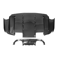 Diffuseur de pare-chocs arrière en fibre de carbone style VS 2 pièces, lèvre avant pour BMW M3 F80 M4 F82 F83 2014 2015 2016 2017 2018 F80 F82 Diffuseur