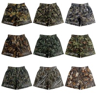 Shorts pour hommes en maille 100% polyester, imprimé camouflage rétro de haute qualité, sublimation, logo personnalisé, shorts décontractés en maille personnalisés