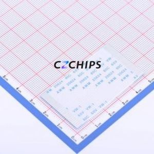 JS10A-26P-050-4-8 FFC Cable (Flexible Flat Cable) P=1mm Connector 26P 1mm 0.3mm Non-Inverting - Product Image 1