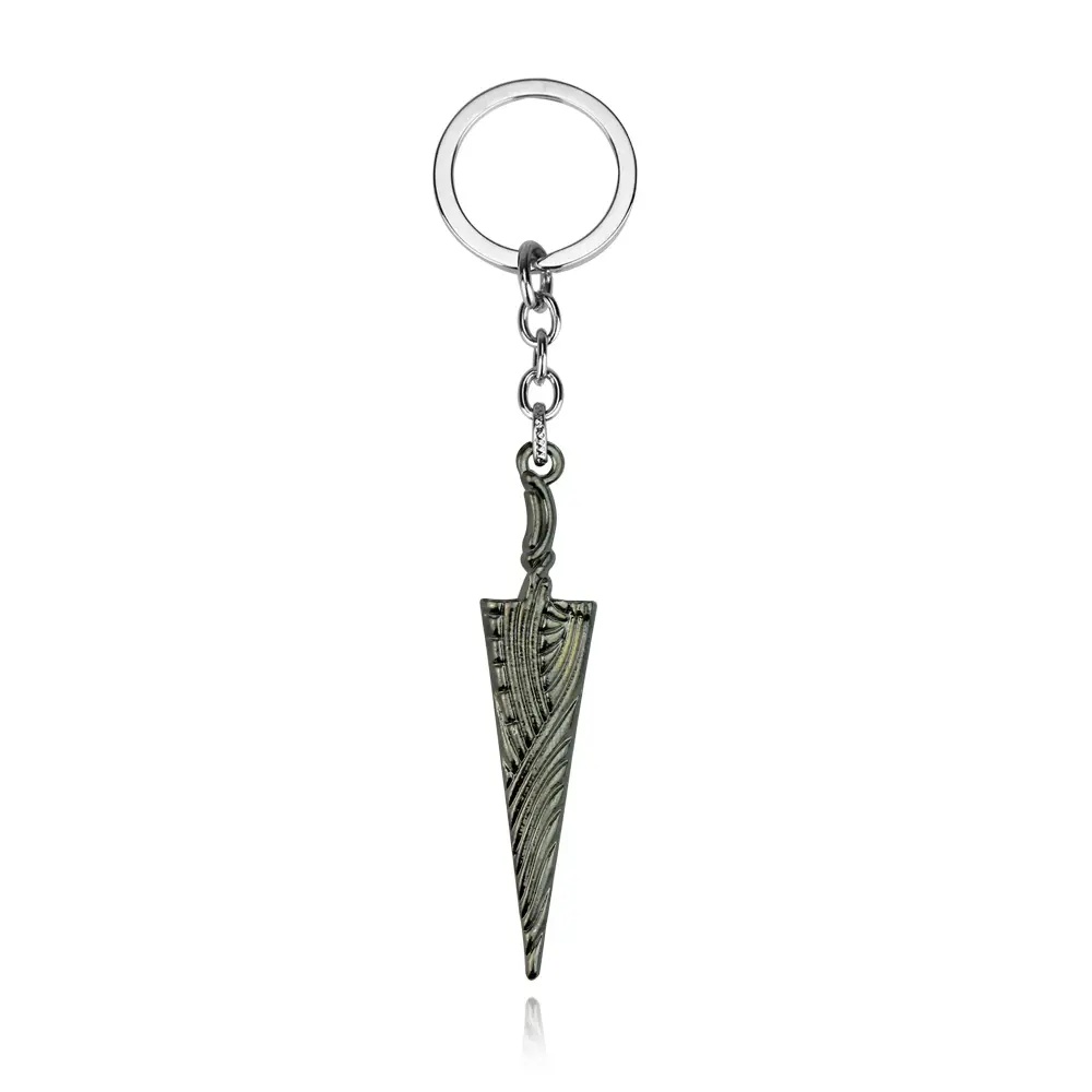 Game Hollow Knight Bone Nail Logo Keychains The Pale king Figure Key Chain Jewelry Gift For Women Men Metal Keyring Trinket