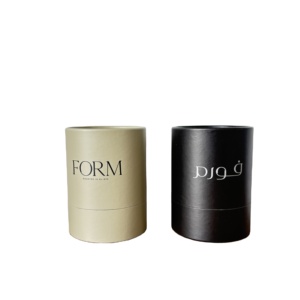 Tube de papier à cylindre rond personnalisé grains de café thé en vrac Matcha en poudre boîte en carton de qualité alimentaire imprimé logo boîte-cadeau - Product Image 5