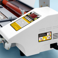 Machine à plastifier électrique 220V/110V 350mm A4 A3 Plastification thermique pour papier format A5 A6 Plastification à chaud et à froid