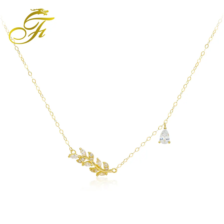Collar de oro de 18k de alta gama, joyería pura, cadena para fabricación de joyas, Gargantilla, cadena para cuello, joyería