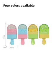 Taille-crayon Gomme Monstre Ours Glace en Forme de Sucette WX-99737 Crème – Coffret Cadeau Créatif Papeterie Fabriqué en Chine