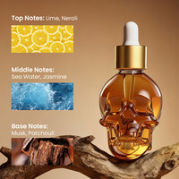 Huile de parfum pour homme, senteur aquatique fraîche avec citron vert, néroli, eau de mer, musc, parfum longue durée, 30 ml/1,01 fl.oz